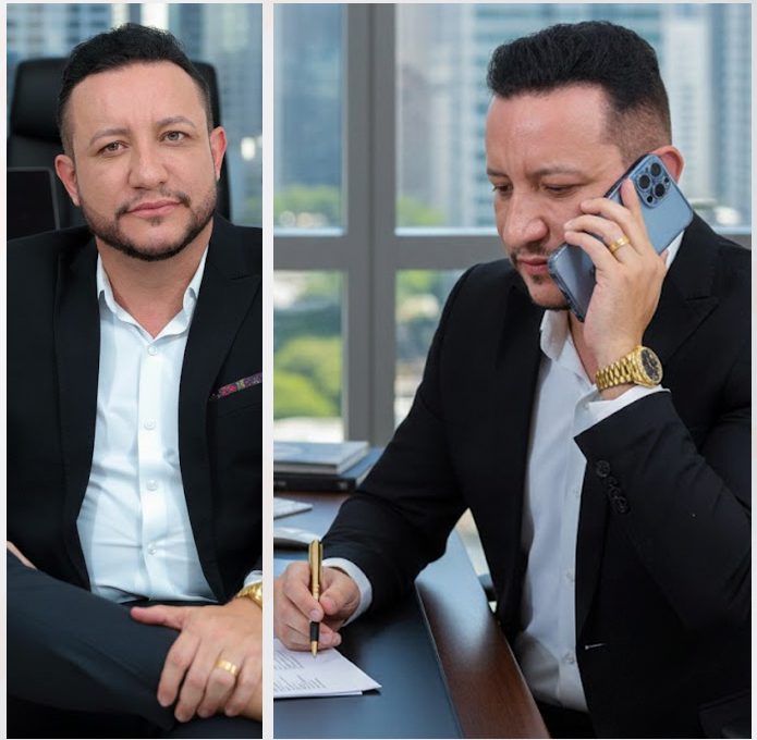 André Oliveira em seu escritório
