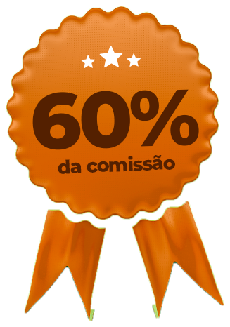 Medalha: 60% da comissão para o franqueado